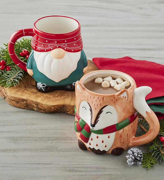 Holiday Mugs and Hot Cocoa Kit