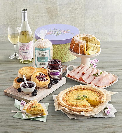 Spring Brunch Box with Wine