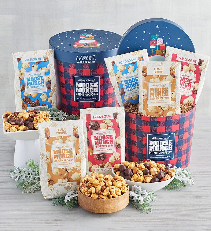 Moose Munch® Premium Popcorn Holiday Drum   2 Pack