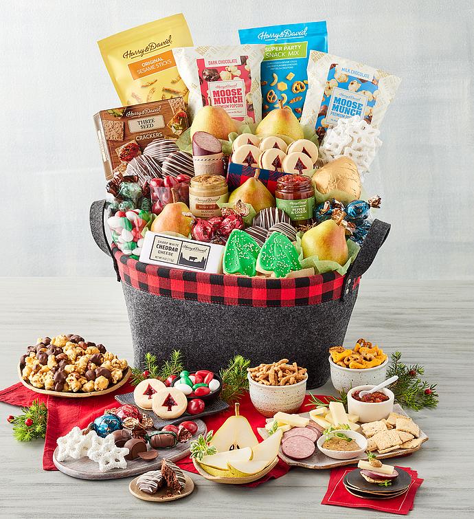 Deluxe Christmas Gift Basket 