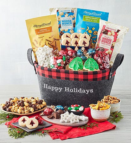 Share an Office Party Gift Basket Online!