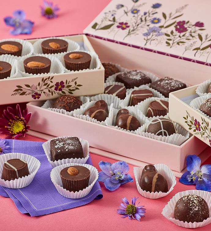 Floral Keepsake Box of Chocolates for Mom