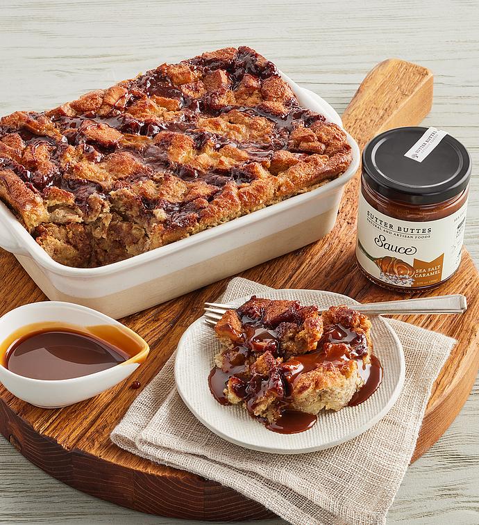 Bread Pudding with Caramel Sauce