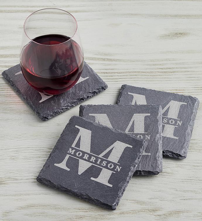 Personalized Slate Coasters Set of 4