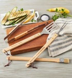 Sirloin Cap Steaks with Garlic Herb Butter and Personalized BBQ Tools