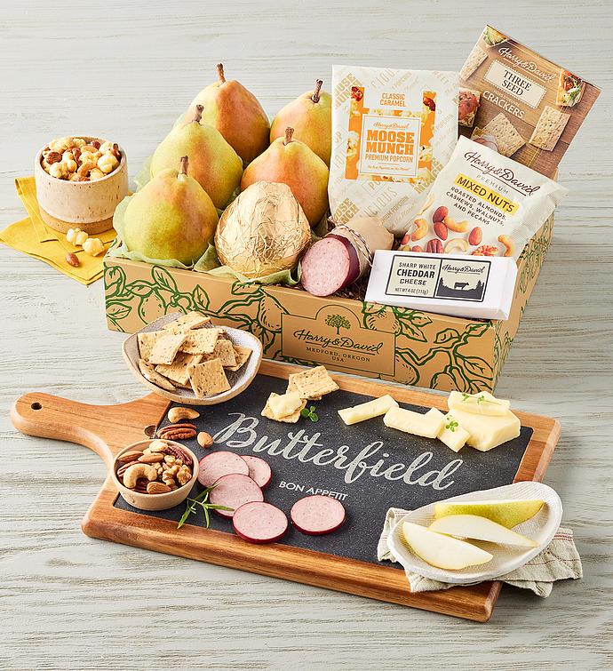 Harry&#x27;s Gift Box with Personalized Slate and Wood Board