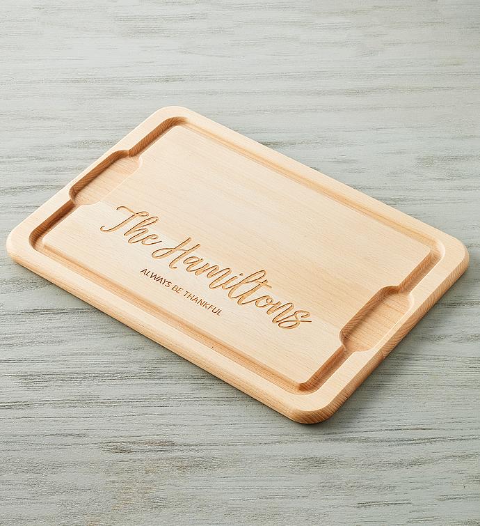 Grand Meat and Cheese Gift Box with Wine and Personalized Cutting Board