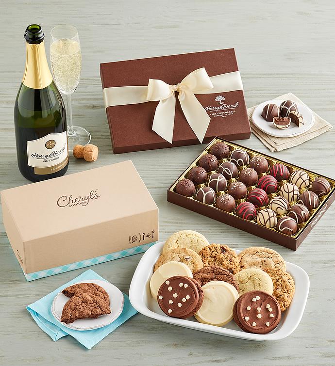 Cheryl&#x27;s® Cookies, Chocolate Truffles, and Wine