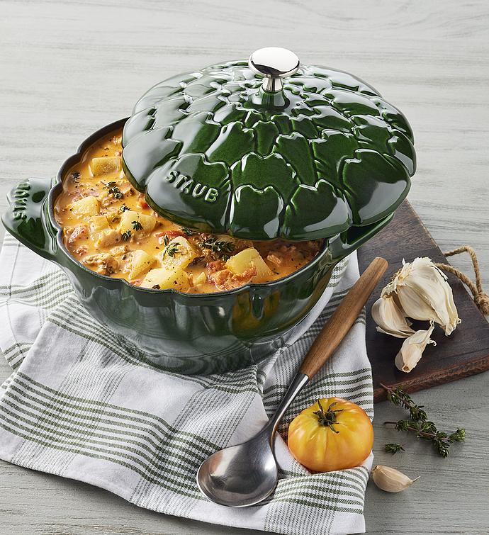 Staub® Enamel Cast Iron Artichoke Dutch Oven qt