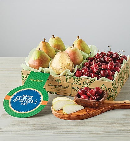 Father's Day Pears and Cherries Fruit Gift