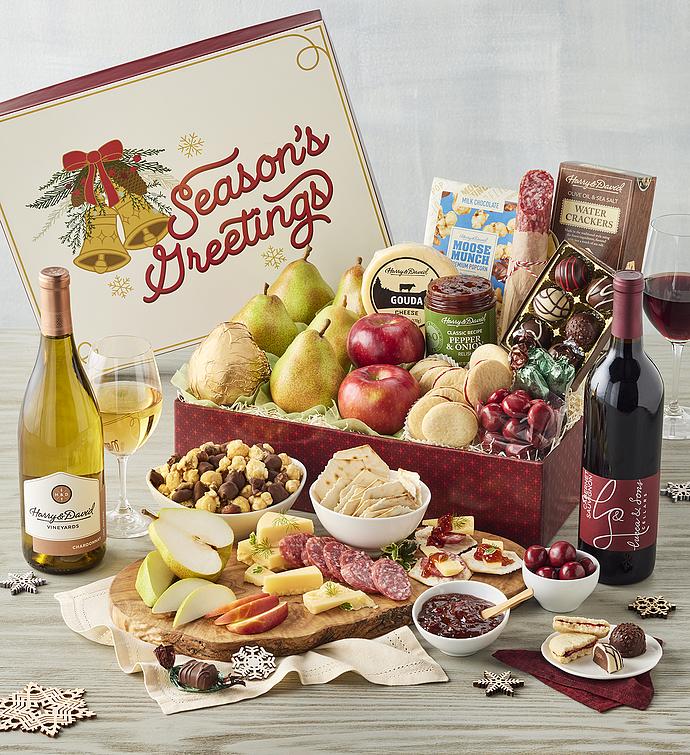 Holiday Founders' Favorites Gift Box with Wine