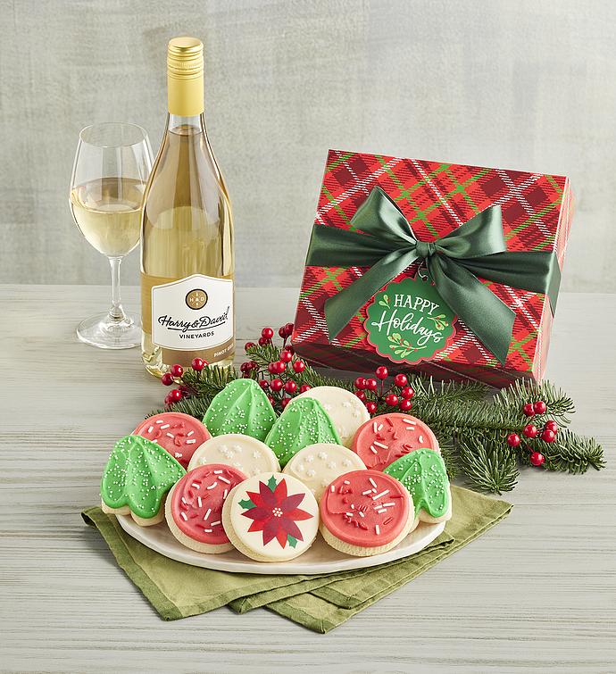 White Wine and Cheryl's® Holiday Cookies