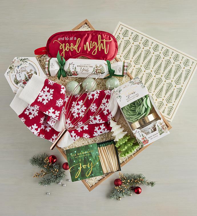 Classic Holiday Self Care Gift Box