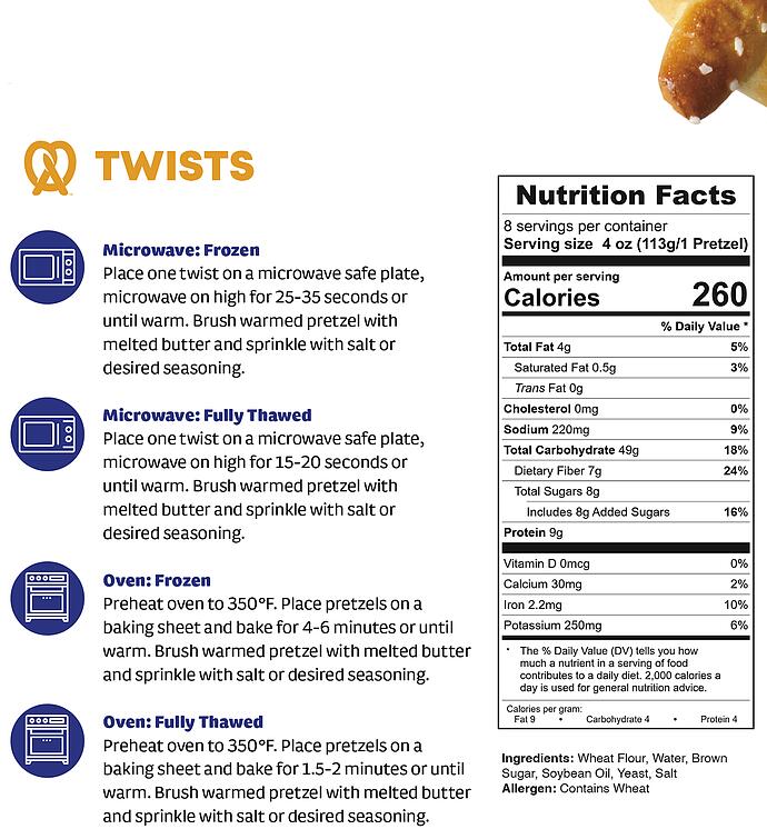 Auntie Anne's® Classic Pretzel Twists