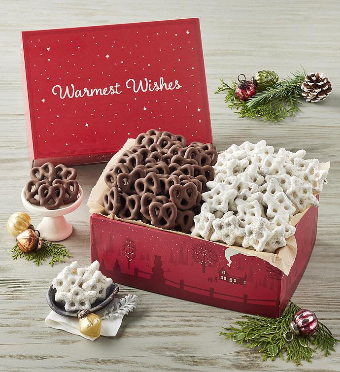 Holiday Covered Pretzels Gift