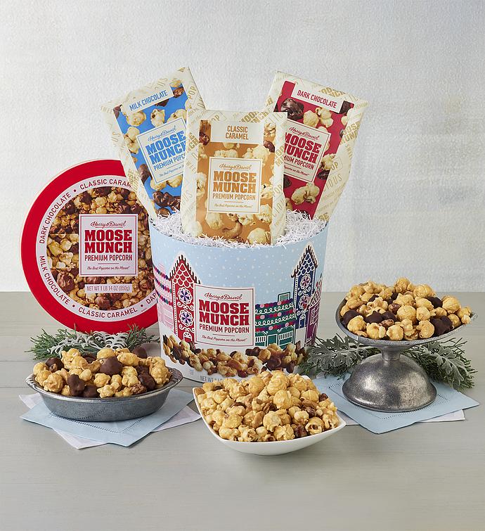 Moose Munch® Premium Popcorn Holiday Drum