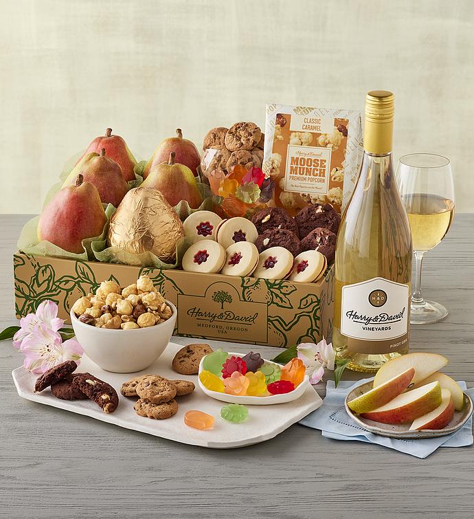 Deluxe Spring Gift Box with Wine