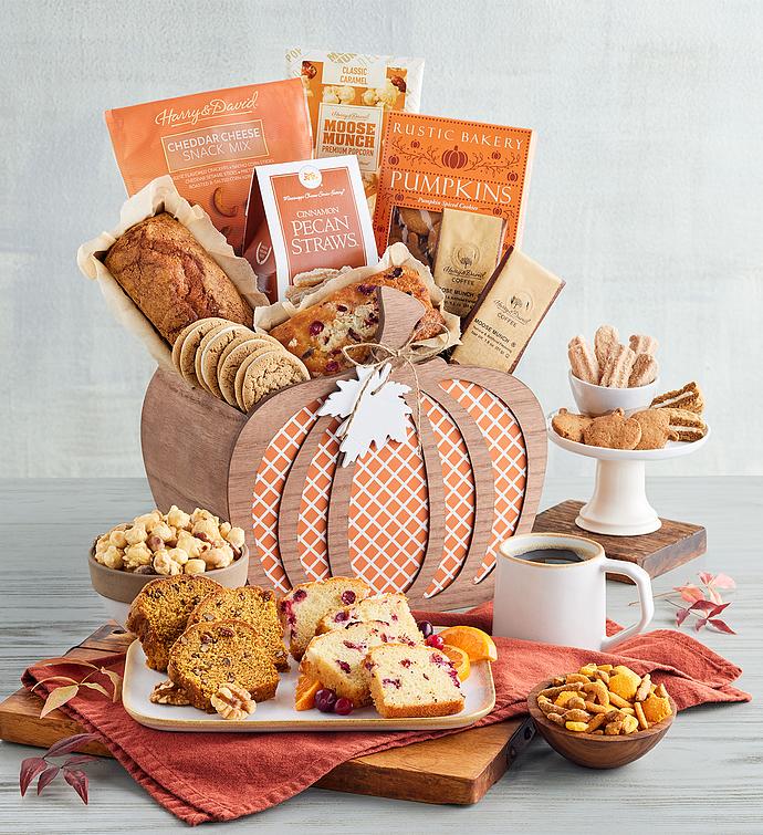 Pumpkin Shaped Gift Basket