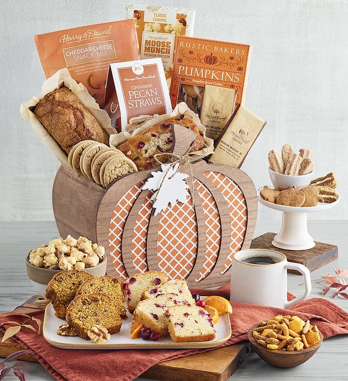 Pumpkin Shaped Gift Basket