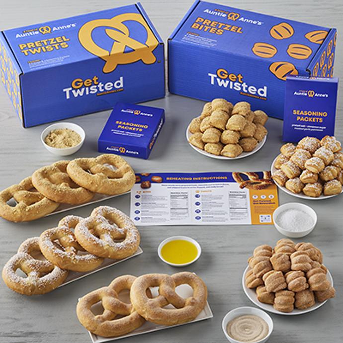 Auntie Anne&#x27;s® Classic Pretzel Twists and Pretzel Bites