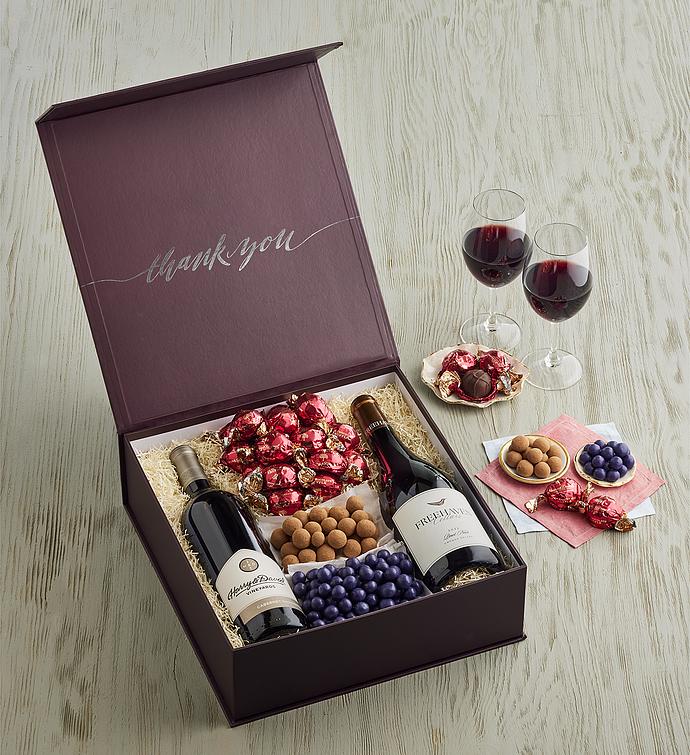 Deluxe Thank You Gift with Wine