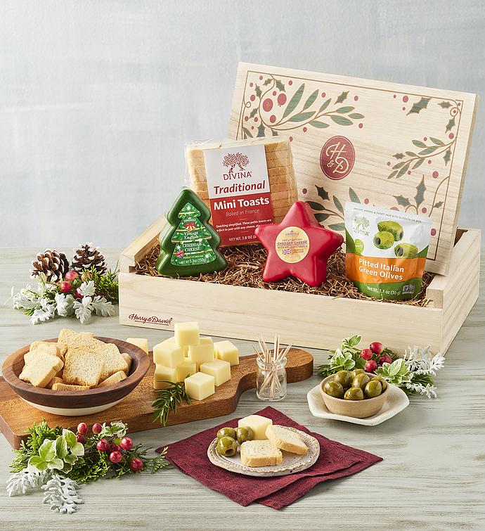 Holiday Cheese Gift Crate