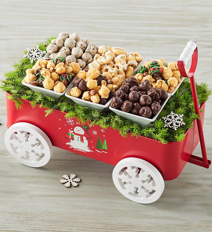 Moose Munch® Holiday Red Wagon Gift