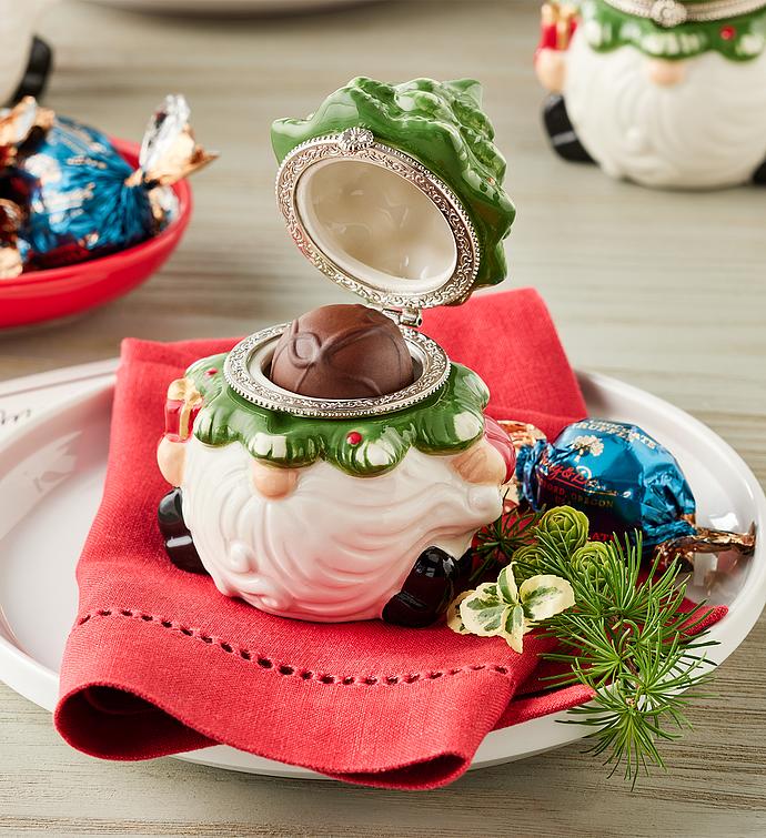 Holiday Gnome Truffle Holders with Truffles