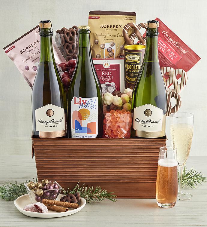 Ultimate Sparkling Wine Gift Basket 