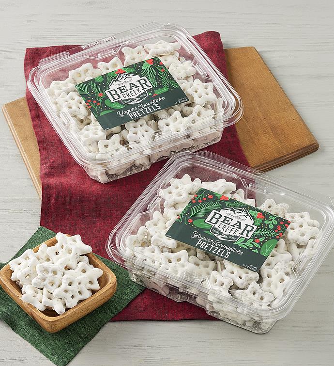 Bear Creek Snacks™ Yogurt Covered Snowflake Pretzels 2 Pack