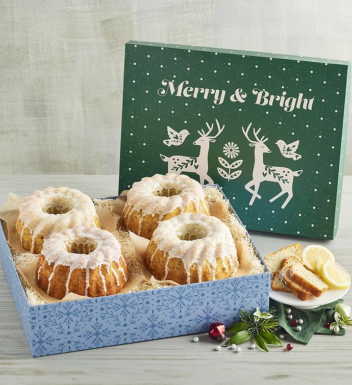 Holiday Lemon Poppyseed Bundt Cakes Gift