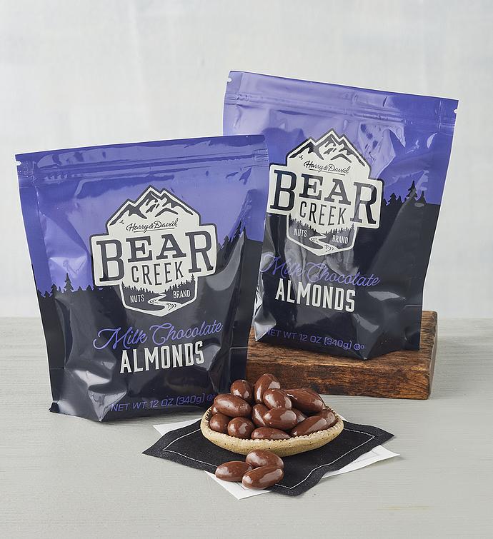 Bear Creek Nuts™ Milk Chocolate Almonds 2-Pack