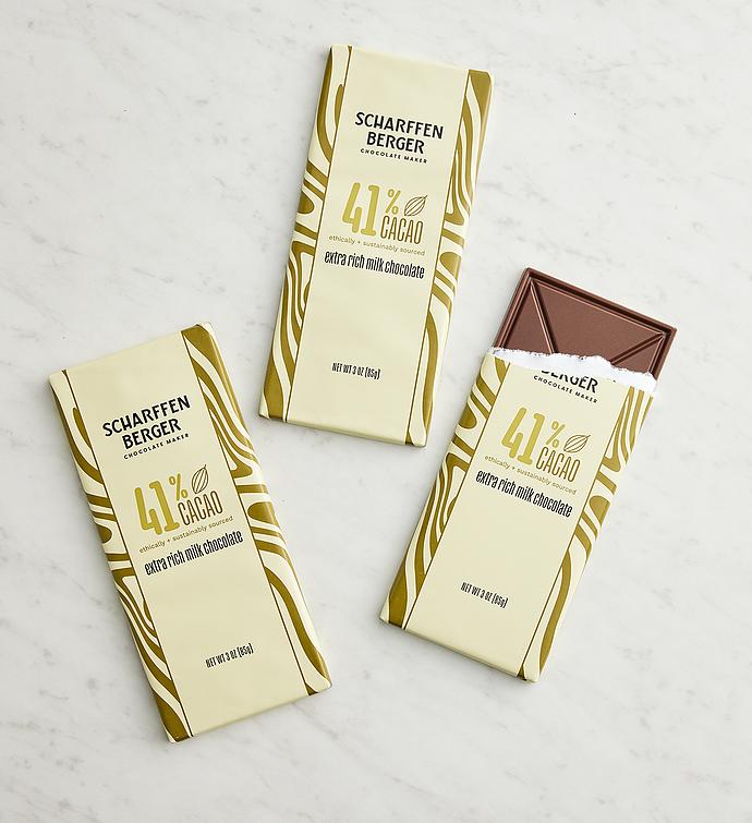 Scharffen Berger® % Cacao Rich Milk Chocolate Bar Pack
