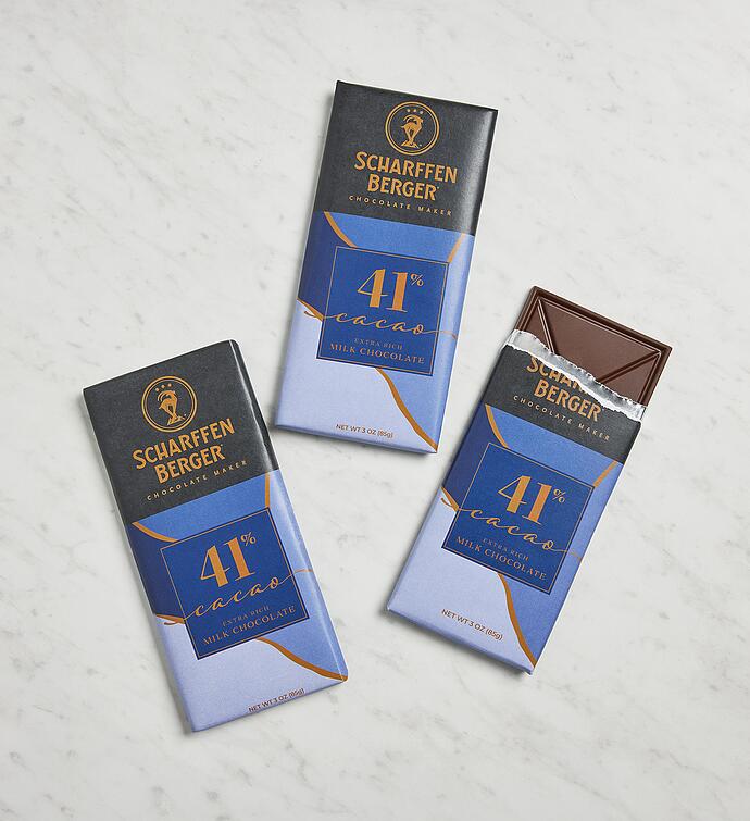 Scharffen Berger® 41% Cacao Rich Milk Chocolate Bar   3 Pack