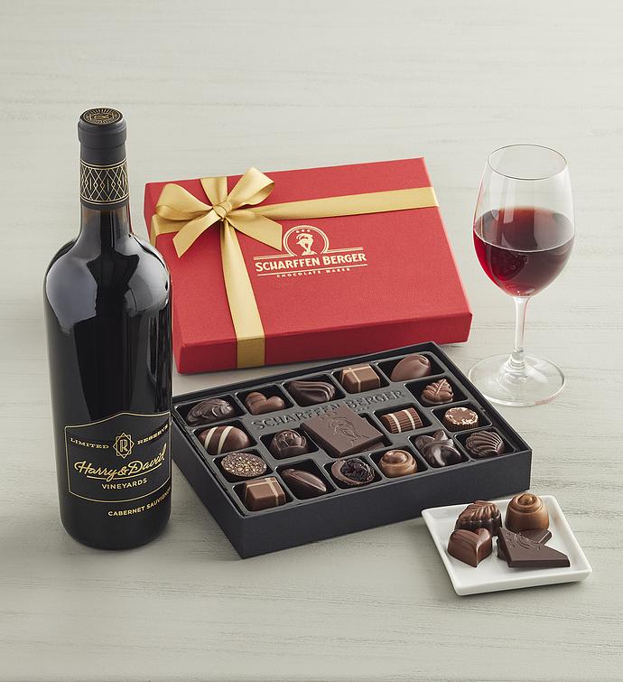 Scharffen Berger® Valentine Chocolatier's Collection   20 Piece with Reserve Cabernet Sauvignon