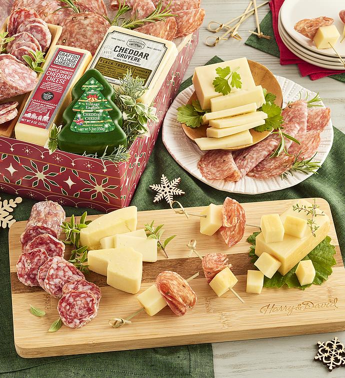 Holiday Charcuterie and Cheese Board Gift