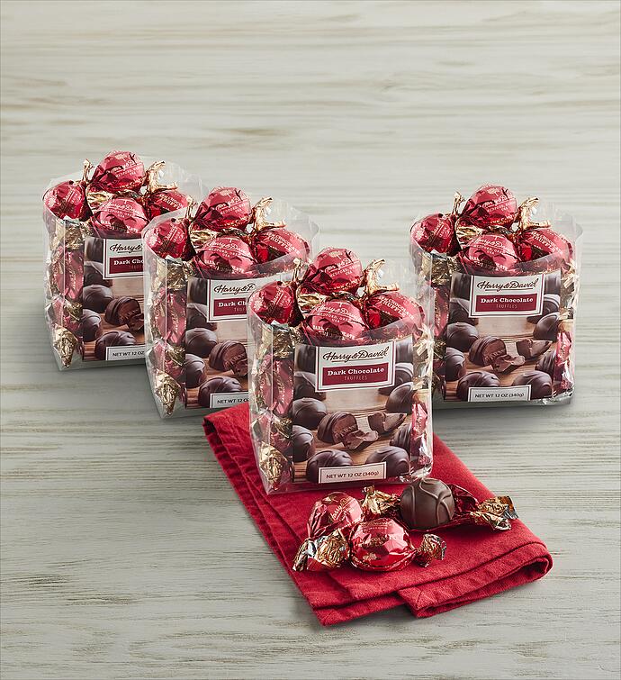 Dark Chocolate Truffles 4 Pack