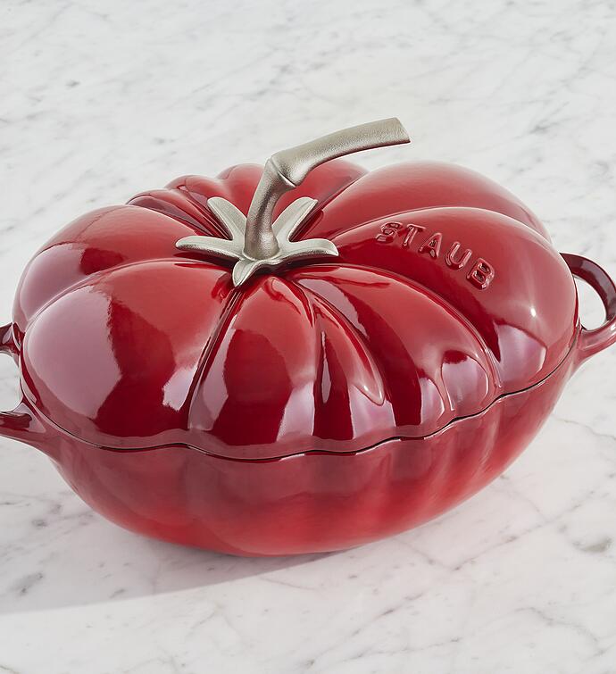 Staub® Enamel Cast Iron Tomato Dutch Oven - 3 qt
