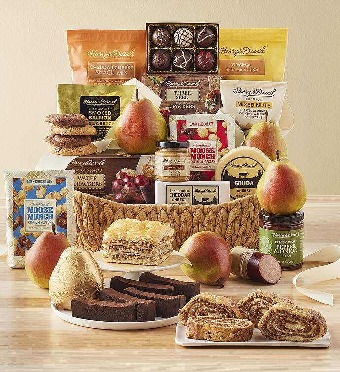 Deluxe Hearthside Gift Basket