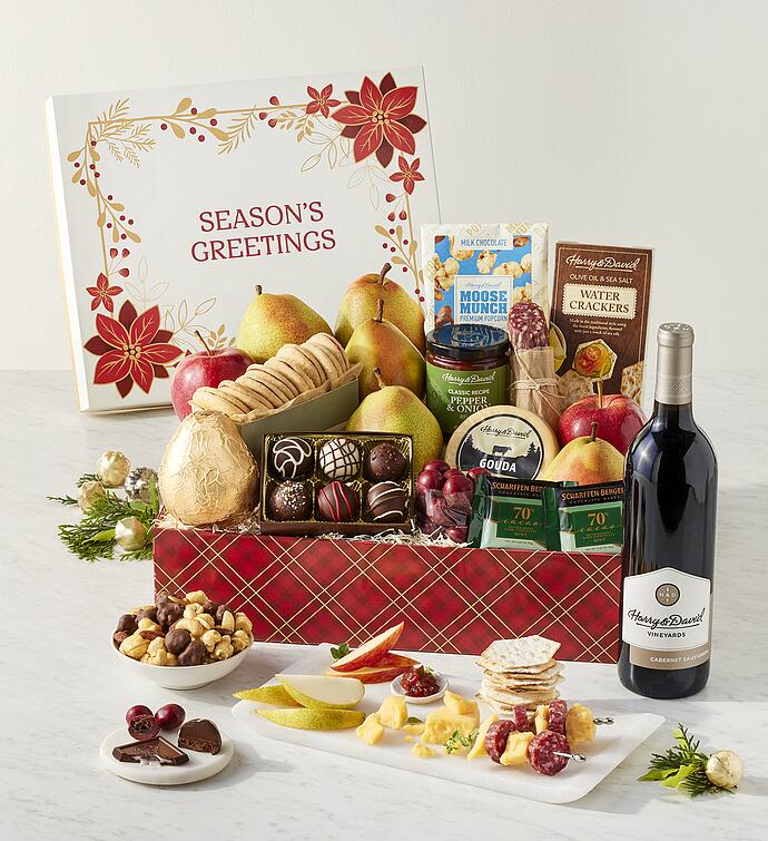 Holiday Founders&#x27; Favorites Gift Box with Wine