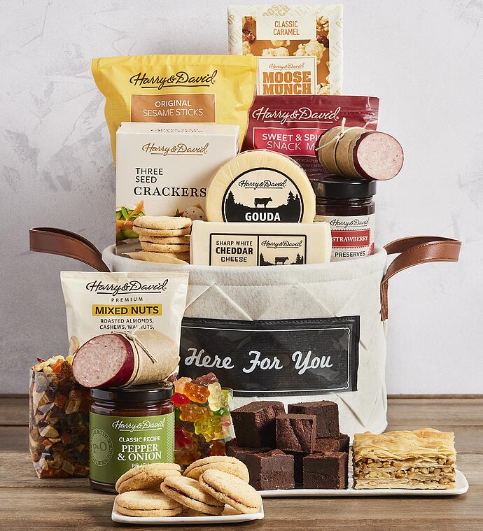 Grand "Here for You" Gift Basket