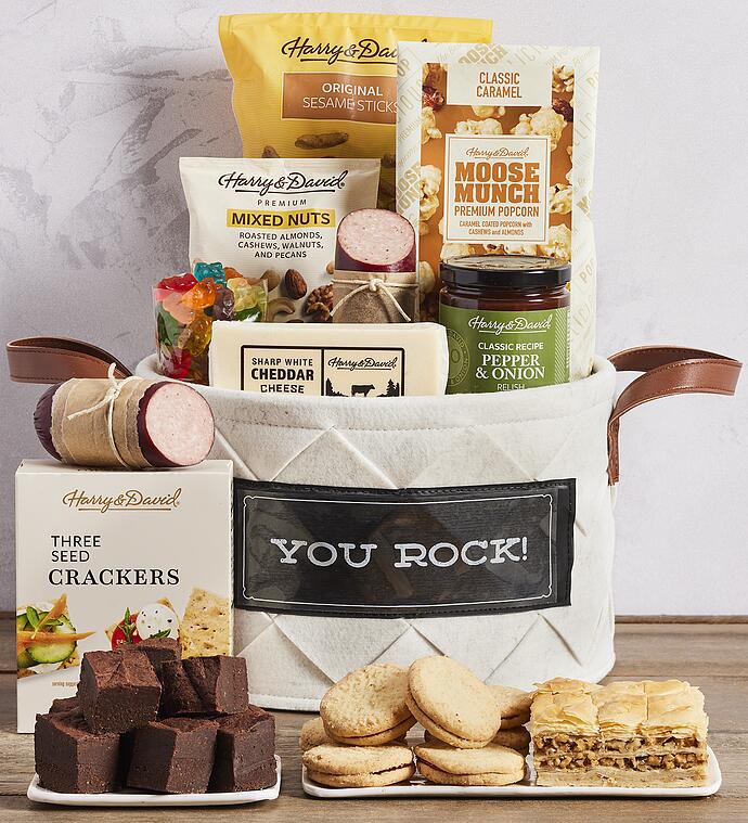 Deluxe "You Rock" Gift Basket