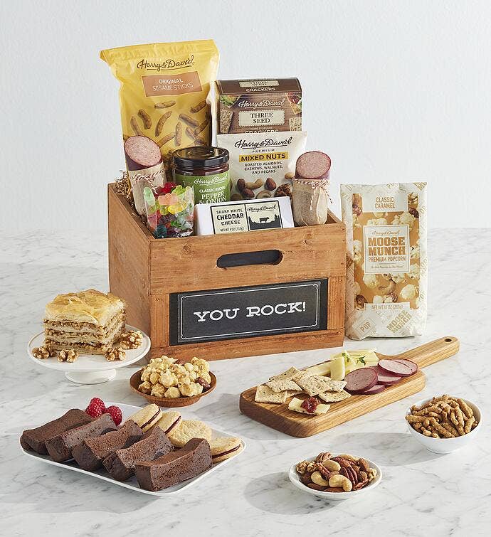 Deluxe "You Rock" Gift Basket