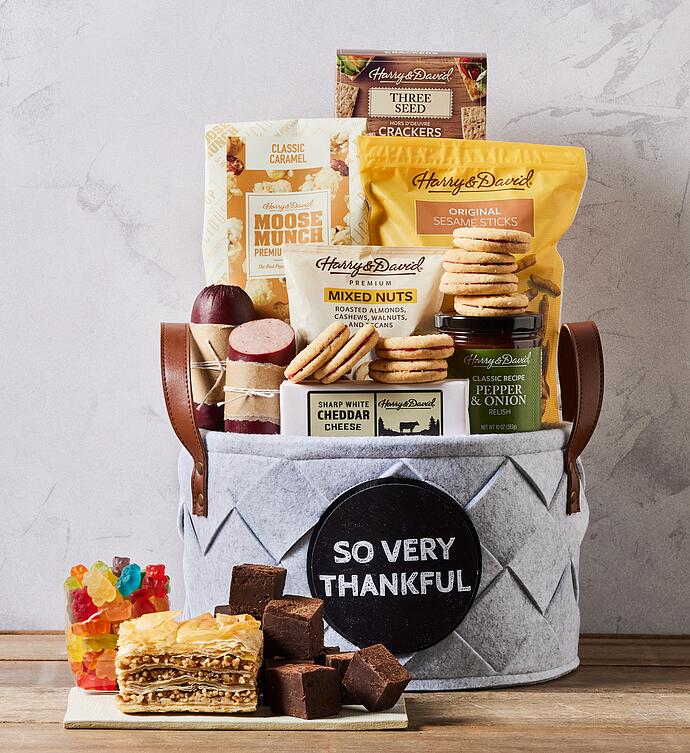 Deluxe "So Very Thankful" Gift Basket