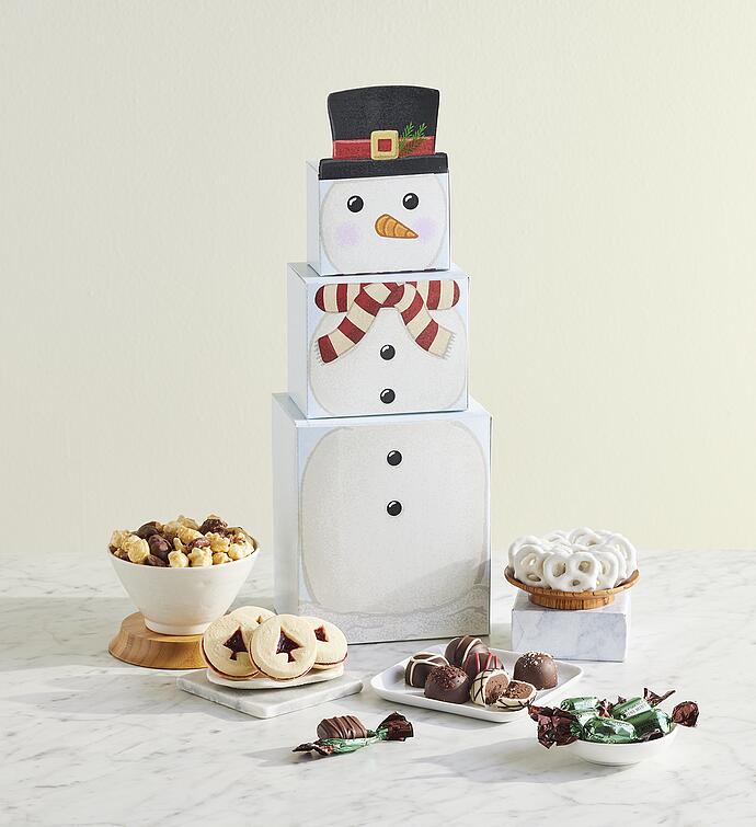 Holiday Tower of Sweet Treats 