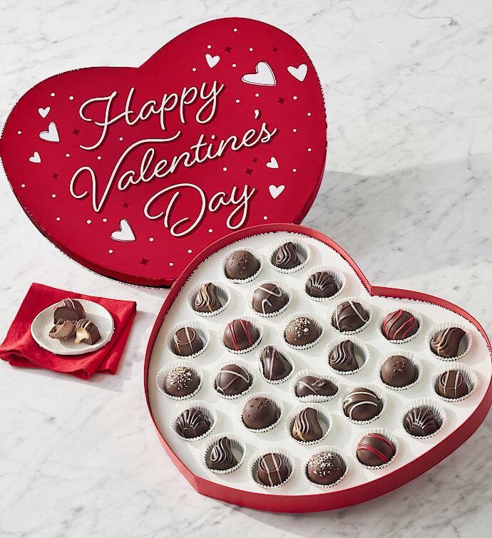 Valentine Chocolates in Heart Box