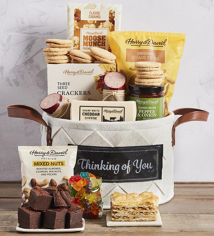 Deluxe "Thinking of You" Gift Basket