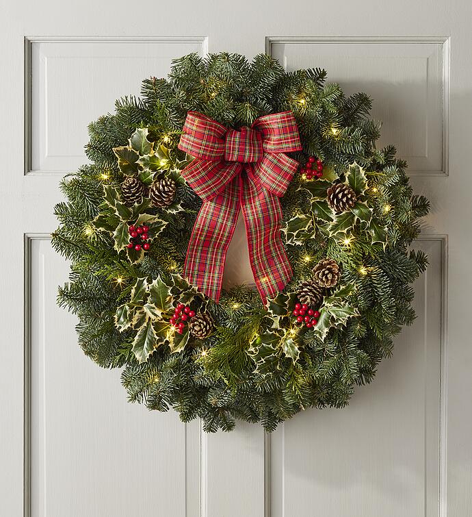 Holiday Evergreen Wreath