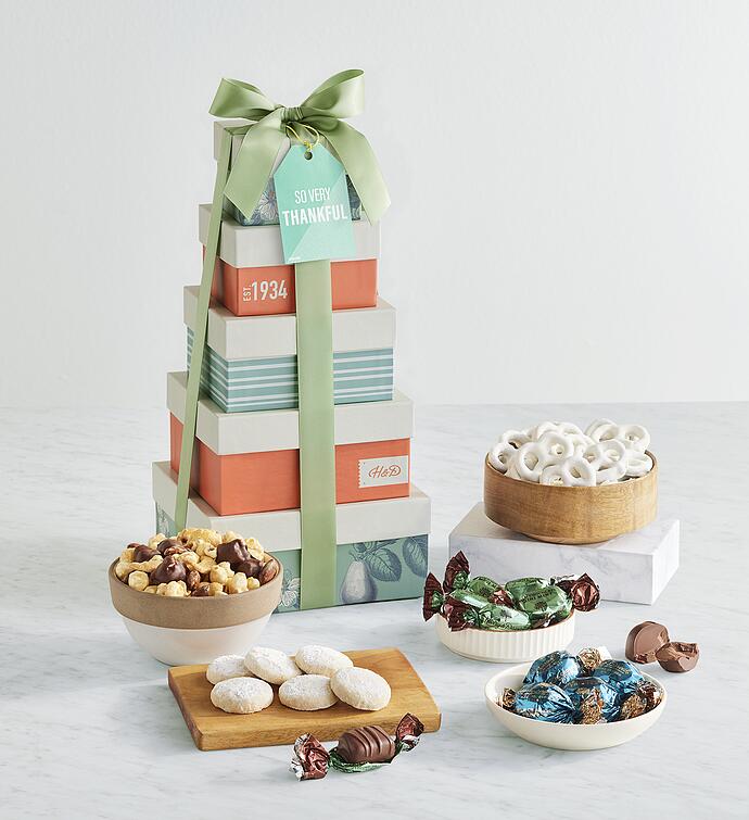 Thank You Tower of Sweet Treats