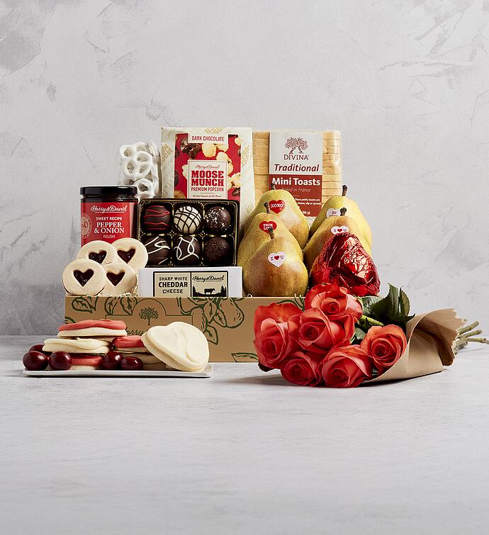 Grand Valentine's Day Gift Box with Roses